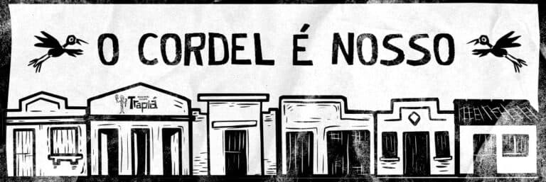 Banner com a inscrição O cordel é nosso